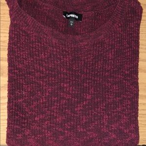 Express High-low Crew Neck Sweater